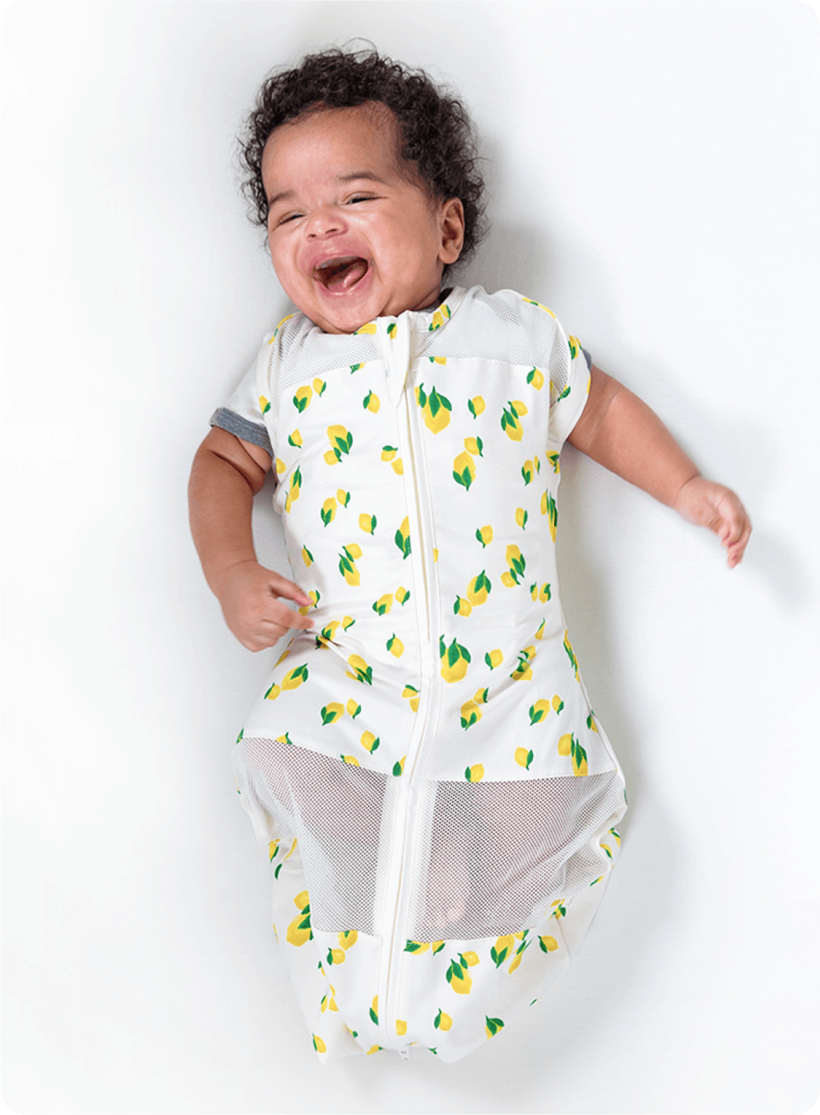 Baby in sleepea with arms out