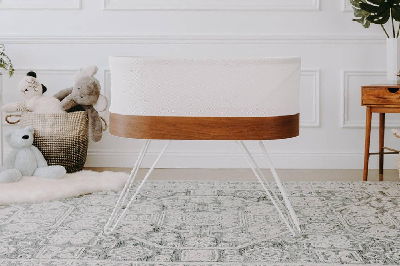 SNOO Smart Sleeper in a neutral nursery